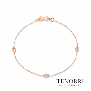 TENORRI diamond bracelet 0.15ct 14K gold