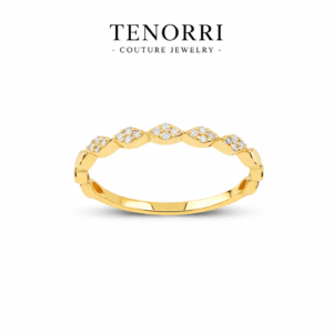 TENORRI diamond wave ring 0.07ct 14K gold