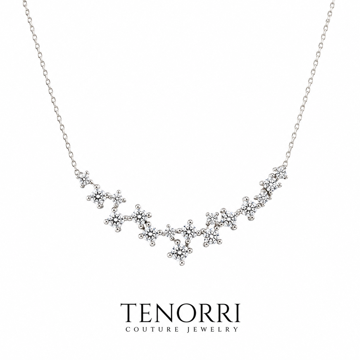 Диамантено колие от 14К злато TENORRI