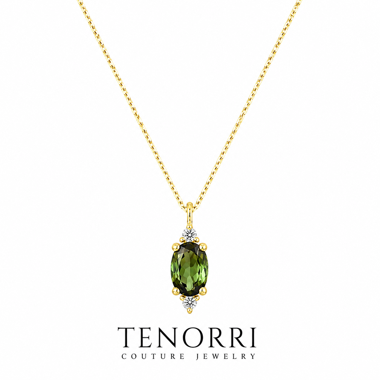 Колие TENORRI COUTURE VERTÉ с турмалин