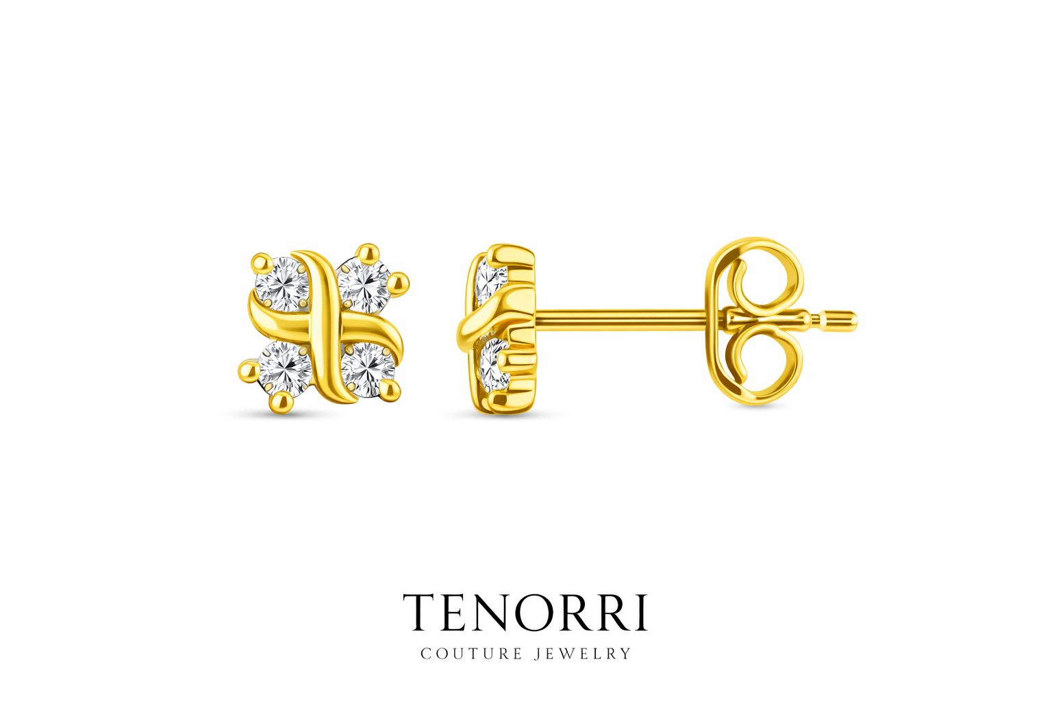 tenorri-diamond-earrings-0-20ct.jpg TENORRI diamond earrings 0.20ct 14K gold