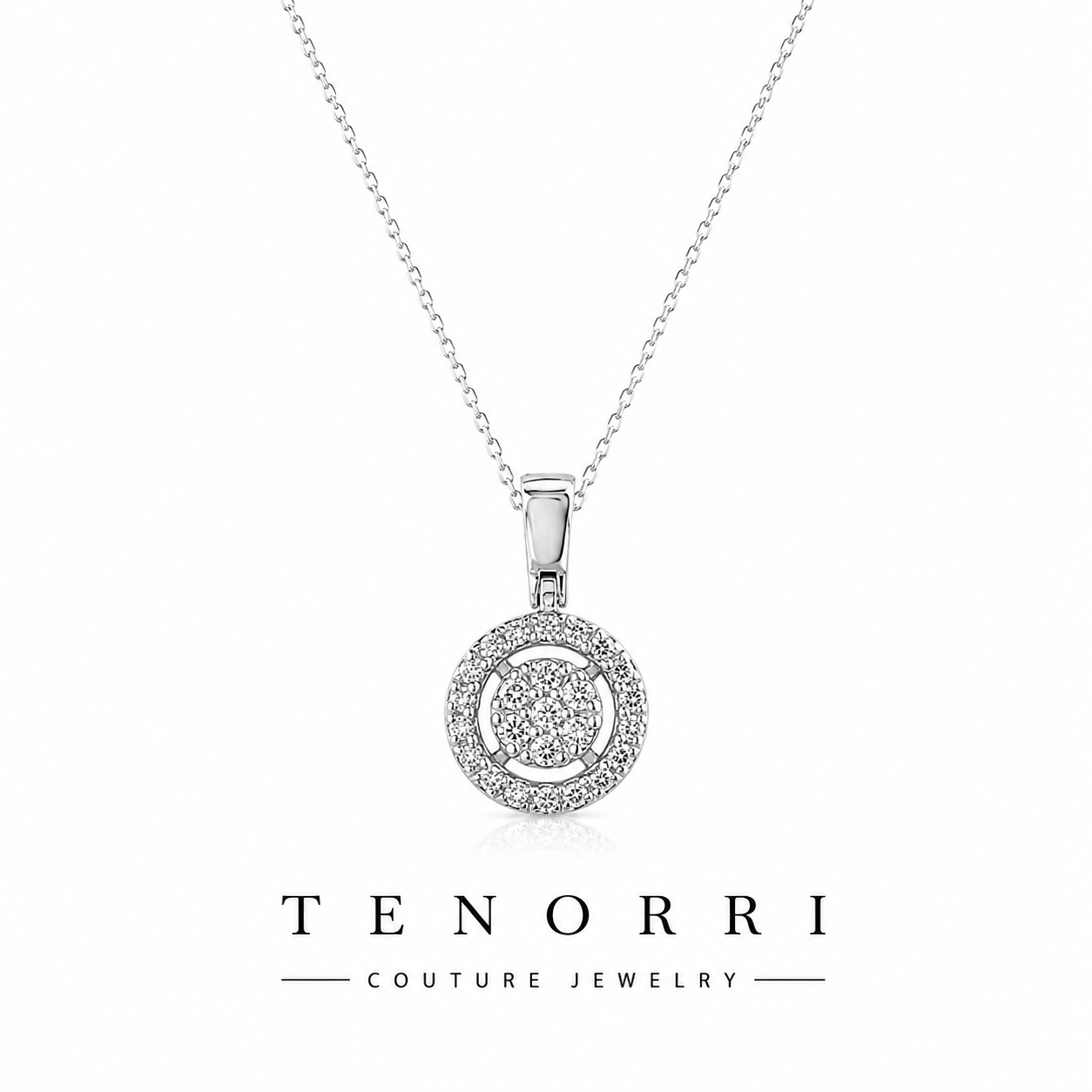 Кръгло диамантено колие TENORRI от 14K злато