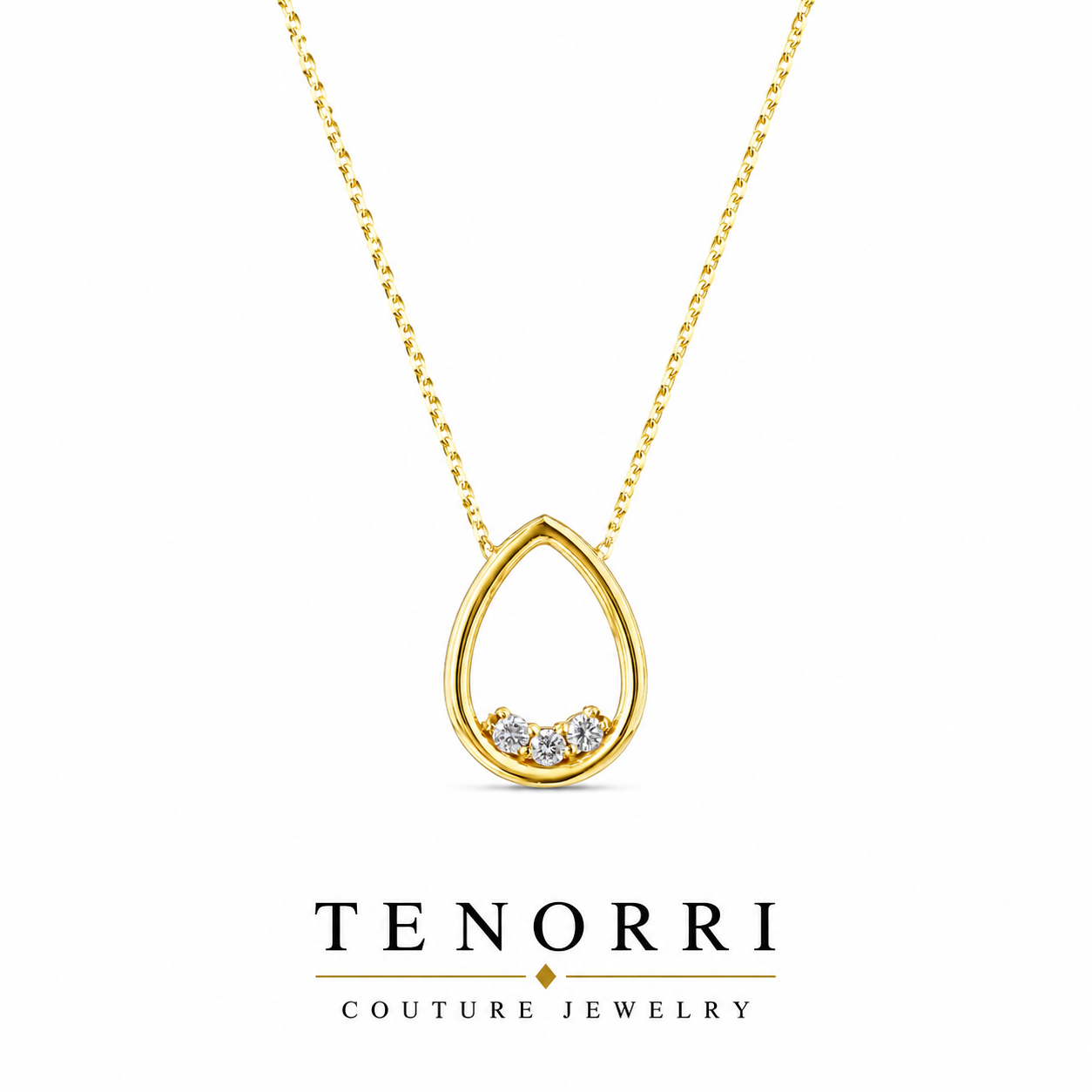 TENORRI колие от 14К злато с диаманти