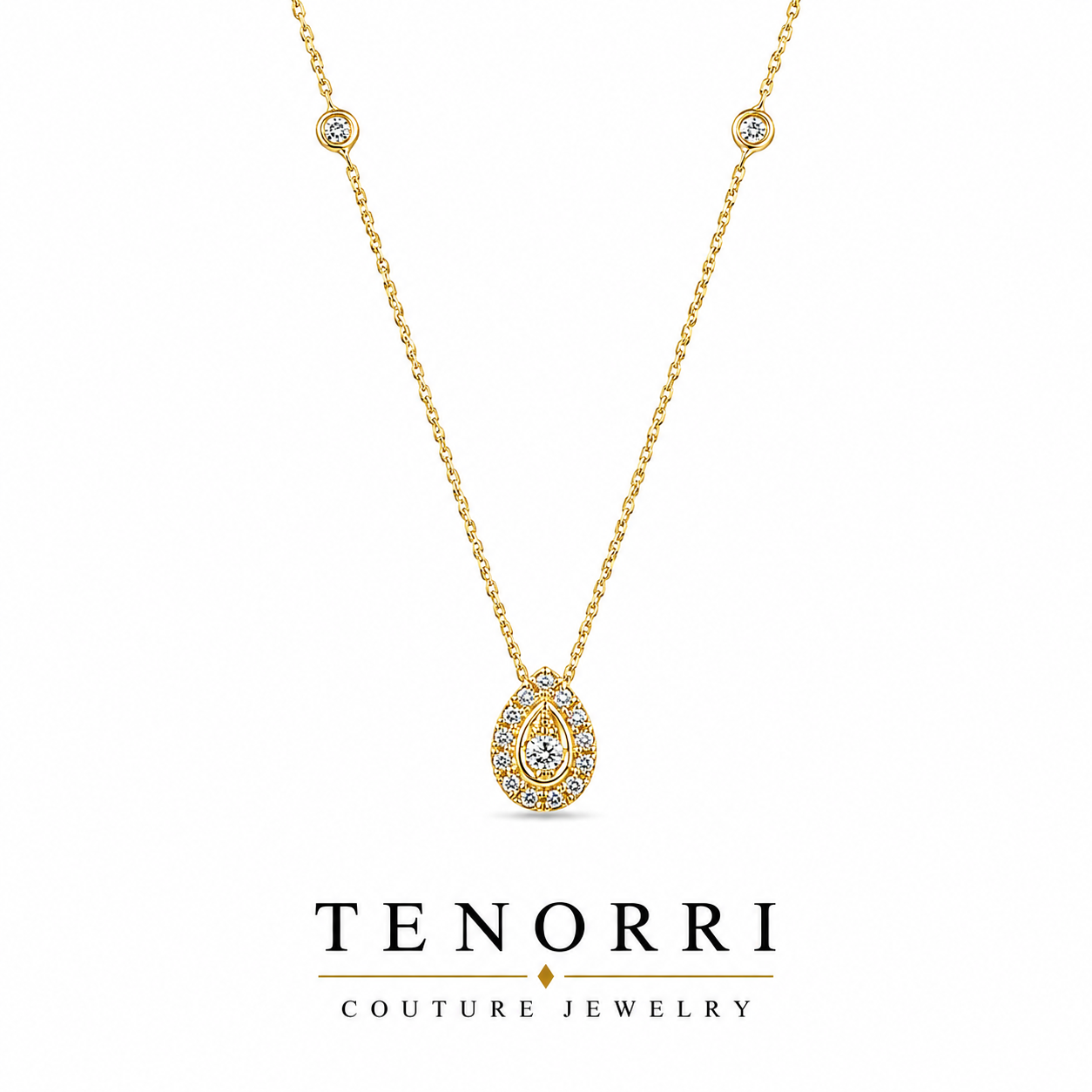 TENORRI колие от 14К злато с диаманти