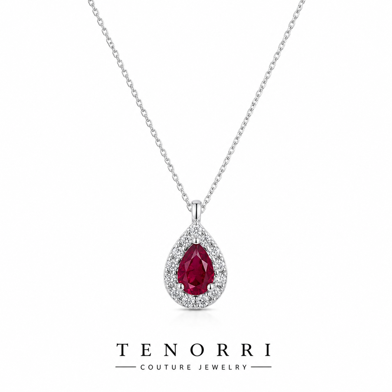 TENORRI колие с рубин 0.46 ct и диаманти злато