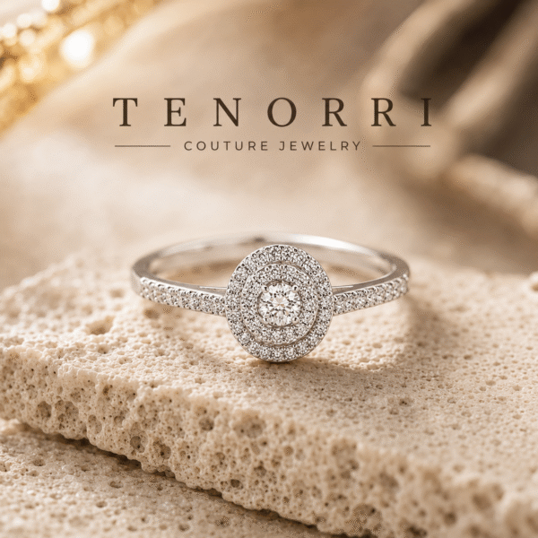 TENORRI AURELIA пръстен с диаманти 0,23 ct от 14K злато