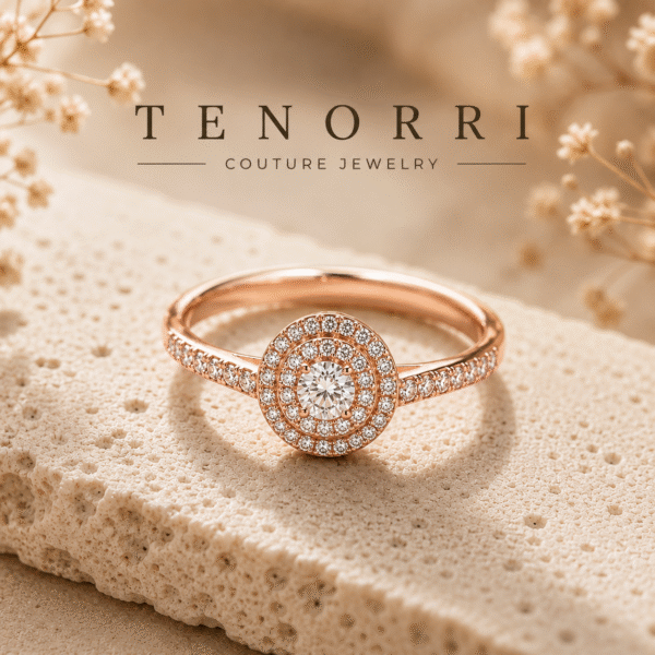 TENORRI AURELIA пръстен с диаманти 0,23 ct от 14K злато
