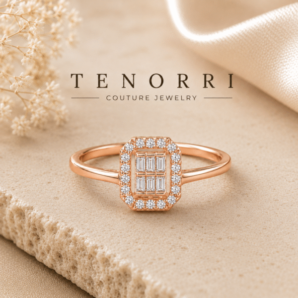 TENORRI ESMÉE пръстен с диаманти 0,17 ct от 14K злато