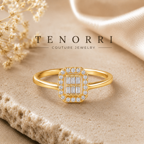 TENORRI ESMÉE пръстен с диаманти в жълто злато