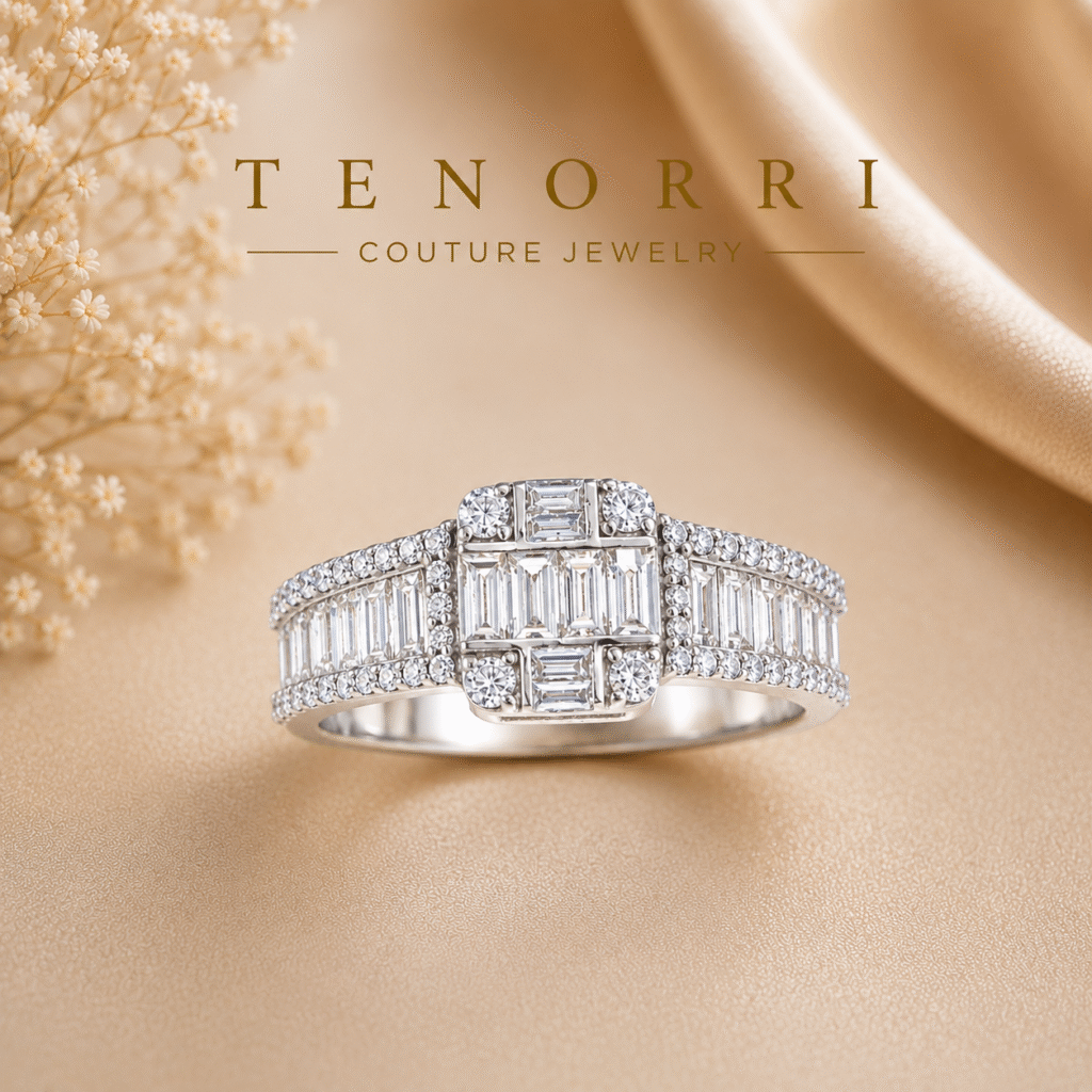 TENORRI IMPERIA diamond ring in white gold with 0.90 ct natural diamonds